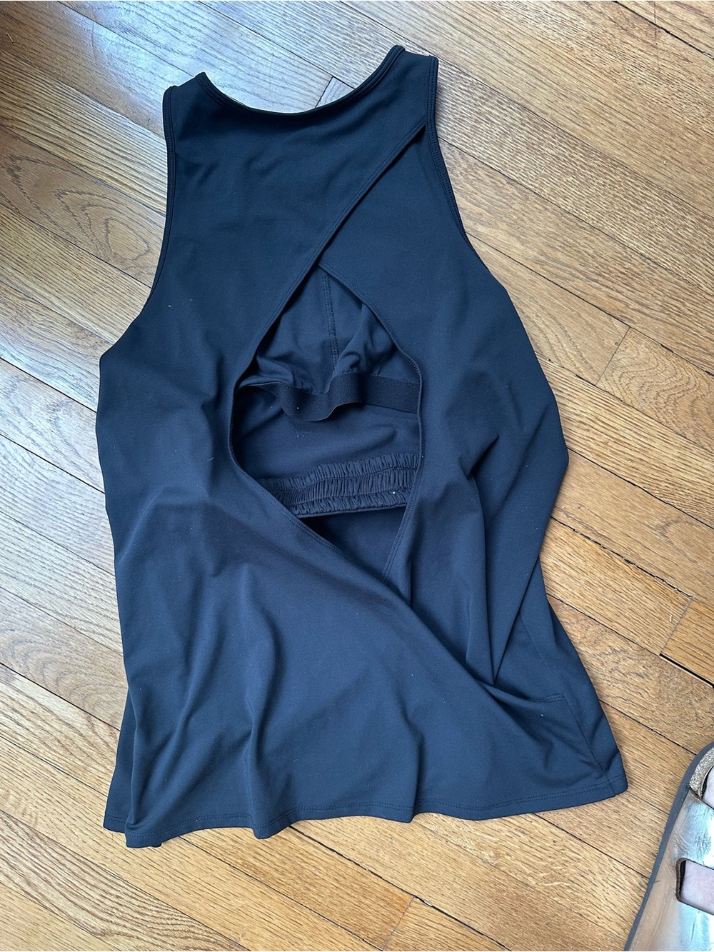 Fabletics Black Racerback Tank Top - Picture 5 of 5
